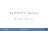 Electrónica de Potencia · 2018. 8. 15. · Electrónica de Potencia vs. Electrónica Lineal II Semestre 2018 Electrónica de Potencia 5 Transformador de frecuencia -Aislamiento