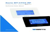 Serie BT-CT02 RF - Watts Water Technologies · 2019. 1. 23. · Radiofrecuencia 868 MHz,
