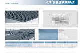 E20 / SERIE - Eurobelt · 2020. 9. 2. · E20 / SERIE Eurobelt Serie E20 Raised Rib, es una banda transportadora diseñada para realizar transferencias de producto utilizando uñetas