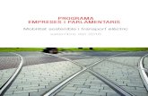 Programa empreses i parlamentaris - FemCAT · 2020. 1. 20. · de les empreses del territori, en la producció i el comerç, en el sector energètic, en la innovació i la recerca,