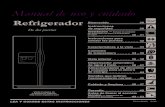 Refrigeradormanuals.frigidaire.com/prodinfo_pdf/Anderson/241694601sp.pdf · 2006. 1. 16. · El refrigerador debe estar colocado de manera tal que permita el acceso fácil a un mostrador