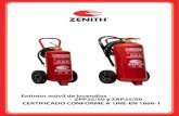 Extintor móvil de incendios -ZPP25/50 ... - Extintores Zenith...El presente informe de con el BORRADOR DE INFORME TÉCNICO DE CEN (CEN/TR) "Extintores portátiles Modelo de Informe