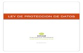 LEY DE PROTECCION DE DATOS - ERSM Insurance Brokers...“La ley limitará el uso de la informática para garantizar el honor y la intimidad personal y familiar de los ciudadanos y