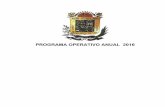 PROGRAMA OPERATIVO ANUAL 2016 · 2018. 1. 23. · 1. Elaboración del Programa de Inversión Anual de Obras Públicas, a fin de someterlos a la consideración del Presidente Municipal