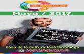 Mayo / 2017 · 2017. 5. 15. · Martes 16 / 20 h CONFERENCIA Sala de Conferencias / Casa de la Cultura Cómo combatir la ansiedad Isabel Muñoz Galindo, psicóloga, colaboradora de