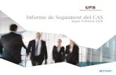 Informe de Seguiment del CAS - UAB Barcelona · Percentatge de trucades desviades a la bústia de veu 79,91% 2092 L’usuari/apenja durant el missatge de benvinguda 0,69% 18 L’usuari/apenja