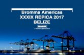 Bromma Americas XXXIX REPICA 2017 BELIZE Barona...El TTDS - Sistema de detección de 2 Contenedores de 20 de Bromma es una herramienta para ayudar al operador de la grúa detectar