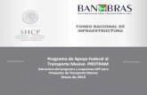 Programa de Apoyo Federal al Transporte Masivo PROTRAMsiteur.gob.mx/files/transparencia/2018/may/mod/protam...Convenio de Apoyo Financiero-(CAF) FONADIN/Promotor ... Principales proyectos