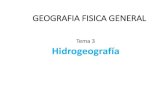 Tema 3 Hidrogeografía · 2017. 9. 26. · Este mismo desarrollo fue alcanzado en América en el continente septentrional en Teotihuacán y en el meridional, en el altiplano andino,