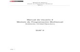 Ambiente: Unidad Ejecutora - MEFmef.gob.pe/contenidos/siaf/manuales/MPM_UE_SIAFII_02042014.pdf · Manual de Usuario II Módulo de Programación Multianual SIAF II pág. 6 Procesos: