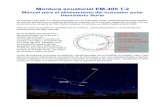 Montura ecuatorial EM-400 T-2 - brilloestelar · Montura ecuatorial EM-400 T-2 Manual para el alineamiento del buscador polar Hemisferio Norte ... Para la correcta puesta en estación