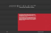 exterior celosía CELEX · caso de celosía Alucelex pueden tener el mismo acabado de la lama. Para la Celex® PVC se ofrecen 3 colores estándar: RAL 9010 Blanco, RAL 7035 Gris y