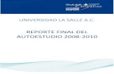 REPORTE FINAL DEL AUTOESTUDIO 2008-2010interpue.edu.mx/recursos/maestria/jdortega/ReporteFinal... · 2012. 3. 17. · en el Sistema para el ingreso y permanencia en la FIMPES a través