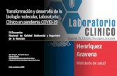 Transformación y desarrollo de la biología molecular, Laboratorio … · 2020. 12. 11. · Transformación y desarrollo de la biología molecular, Laboratorio Clínico en pandemia