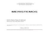 MERISTEMOS · 2019. 3. 12. · Meristemos: Apunte de clases – Pérez de Bianchi, Martín Montiel y Quiroga Mendiola 3 Concepto de crecimiento y diferenciación Como resultado de