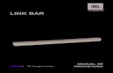 LINK BAR - JBL · 2019. 8. 27. · Español 7 5 CoNeXIÓN de LA LINK BAR NotAS: − Para disfrutar del sonido de la LINK BAR solamente, asegúrate de que los ajustes de audio del
