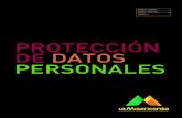 PROTECCIÓN DE DATOS PERSONALES - Inicio · Tratamiento de datos personales. Base de Datos: Conjunto organizado de datos personales que sea objeto de Tratamiento. Dato personal: Cualquier