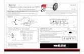 Megáfono con reproductor MP3 · 2018. 2. 15. · Megáfono con reproductor MP3 V1.0 MG-260 Manual de Instrucciones 1217A Antes de utilizar el producto, lea cuidadosamente este manual