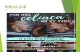MEMORIA 2018 - Celíacos Almería · 2020. 4. 17. · Asociación de Personal Celíacas de la Provincia de Almería (ASPECEAL), que tendrá lugar el próximo día 2 de Febrero de