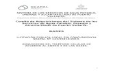 SEAPAL Puerto Vallarta · Web viewCon fundamento en lo previsto por los artículos 1° puntos 1, 2 y 4, 3° y 47 al 112 de la Ley de Compras Gubernamentales, Enajenaciones y Contratación