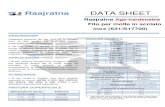 Raajratna DATA SHEET - Erre Inox · 2014. 6. 24. · JIS G4314, BS 2056 & DIN 17224 e altri standard internazionali equivalenti. FINITURA SUPERFICIALE Dimensione (mm) Finitura 0.10