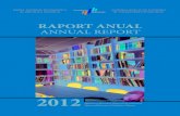 RAPORT ANUAL - gov.md...RAPORT ANUAL ANNUAL REPORT 2012 BIROUL NAŢIONAL DE STATISTICĂ AL REPUBLICII MOLDOVA NATIONAL BUREAU OF STATISTICS OF THE REPUBLIC OF MOLDOVA . ... sau desfăşoară