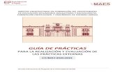 GUÍA DE PRÁCTICAS · 2020. 12. 17. · Curso académico 2020/2021 Guía de Prácticas del MAES 4 1.- INTRODUCCIÓN Y JUSTIFICACIÓN Las prácticas constituyen una asignatura obligatoria