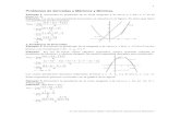 Problemas de derivadas y Máximos y Mínimos.jldiaz/Documents/Derivadas/Prob...1 Problemas de derivadas y Máximos y Mínimos. Ejemplo 1. Encuentre la pendiente de la recta tangente