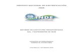 INSTITUTO NACIONAL DE ELECTRIFICACIÓN -INDE-...Guatemala, Ley Orgánica del Presupuesto, y Artículo 20. Informe de Rendición de Cuentas, del Acuerdo Gubernativo 540-2013, Reglamento