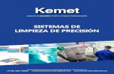 Kemet · 2020. 1. 7. · LIMPIADORES INDUSTRIALES POR ULTRASONIDO CORUS. 4 Kemet.es • Las unidades Corus HD están diseñadas para la limpieza de mantenimiento de herramientas y