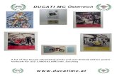 DUCATI MC Österreich Bonhams/Bonhams Las... · 2015. 1. 11. · DUCATI MC Österreich A Limited Edition Ducati poster, "Ruby Red", Verkauft für US$ 375 (€318) inkl. Zuschlag Two