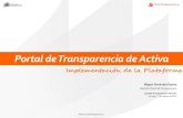 Portal de Transparencia Activa - Consejo para la Transparencia · FISCALIZACIÓN TRANSPARENCIA ACTIVA Y PORTAL DE TRANSPARENCIA DEL ESTADO 56,1% 48,3% 69,6% Promedio Nivel Municipal
