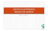RECETA ELECTRONICA REGION DE MURCIA · 2014. 11. 14. · REQUISITOS TECNICOS EN LA FARMACIA • Elementos Hardware: Línea de comunicaciones Lectores de tarjetas de banda magnética