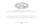 UNIVERSIDAD DE MURCIA ESCUELA INTERNACIONAL ......FOSFODIESTERASA-5 EN AGUA Y ORINA HUMANA MEDIANTE CROMATOGRAFÍA LÍQUIDA CON ESPECTROMETRÍA DE MASAS Y MICROEXTRACCIÓN DISPERSIVA