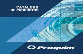 2 | Catálogo de productosproquim.com.ar/.../2020/10/Catalogo-de-Productos-Proquim.pdf · 2020. 10. 2. · 8 | Catálogo de productos | QUÍMICOS QUÍMICOS PRINCIPALES USOS • Sellar