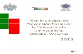EJES ESTRATÉGICOS Y LÍNEAS DE ACCIÓN DEL PLAN ...transparencia2014.orizaba.gob.mx/wp-content/uploads/2015...seguimiento para la prevención social de la violencia en el municipio