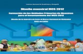 Diseño muestral MCS 2012 - SNIEG · 2015. 10. 28. · 640.4201 Encuesta Nacional de Ingresos y Gastos de los Hogares (2012). Diseño muestral MCS 2012: formación de las Unidades