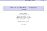 Diszkr´et matematika 1. k¨oz´epszintcompalg.inf.elte.hu/~nagy/diak/dm1_ea_09_17osz.pdf · 2017. 11. 25. · Diszkr´et matematika 1. k¨oz´epszint 2017. osz 1. Diszkr´et matematika