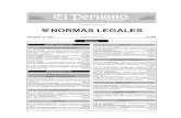 Cuadernillo de Normas Legales - Gaceta Jurídica...2010/07/03  · El Peruano NORMAS LEGALES Lima, sábado 3 de julio de 2010 421601 RR. Nºs. 6857 y 6866-2010.- Autorizan viajes de