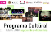 Programa cultural ayuntamiento 2018 CASTELLANOmerindad.com/wp-content/uploads/2018/09/Castellano-2018.pdf · 2018. 9. 19. · CONVIVIUM SINGERS (Reino Unido) 30 de Octubre: ATENEO