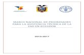 MARCO NACIONAL DE PRIORIDADES PARA LA ASISTENCIA TÉCNICA DE … · 2021. 2. 8. · 1. El Marco Nacional de Prioridades para la asistencia técnica de la FAO suscrito entre el Gobierno