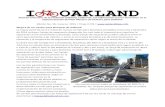 Noticias bianuales de la Ciudad de Oakland, California, con ......carril para bicicletas y de tránsito, o entre el carril para bicicletas y el de estacionamiento. La ubicación y