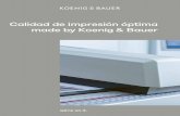 Calidad de impresión óptima made by Koenig & Bauer...imprenta, Koenig & Bauer le ofrece una serie de soluciones. Control online Los sistemas de medición con control online se agrupan