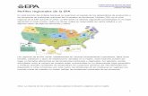 Perfiles regionales de la EPAPerfiles regionales de la EPA En esta sección del Análisis Nacional se examinan el manejo de los desperdicios de producción y las emisiones de sustancias