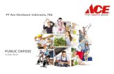 PUBLIC EXPOSE - Indonesia Stock Exchange...Donasi Bencana Alam Donor Darah Lingkungan •SSSG 6-7% •Pertumbuhan penjualan 15% •Gerai baru 20-25 •Penambahan space 30-35.000 m