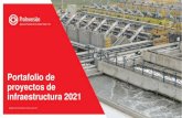 Presentación del portafolio de proyectos 2020 - 2021 · 2021. 1. 14. · Presentación del portafolio de proyectos 2020 - 2021. Portafolio de proyectos de infraestructura 2021. SEPARADOR