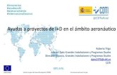 Ayudas a proyectos de I+D en el ámbito aeronáutico · 2020. 12. 10. · Ayudas a proyectos de I+D en el ámbito aeronáutico. UNIÓN EUROPEA Fondo Europeo de Desarrollo Regional