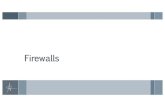SICCCiber - Segurança da Informação, das Comunicações ...2020/05/10  · O Firewall Função: fornecer camada adicional de proteção a partes de uma rede isolar" segmentos de