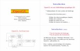 O GL t bibli thè hi 3DOpenGL est une bibliothèque graphique 3D OpenGL · 2010. 2. 9. · OpenGL K. Bouatouch et R. Caubet* IRISA, Rennes IFSIC, Université de Rennes 1 IRIT, Toulouse