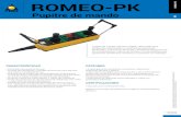ROMEO-PK · Capacidad de apretamiento 1x2,5 mm2, 2x1,5 mm2 (UL - (c)UL: conductores en cobre (CU) 60°C u 75°C con cable 16-18 AWG) Par de torsión 0,6 Nm Tipo interruptor Doble